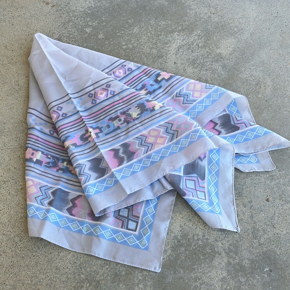 VTG Pastel Southwestern Scarf